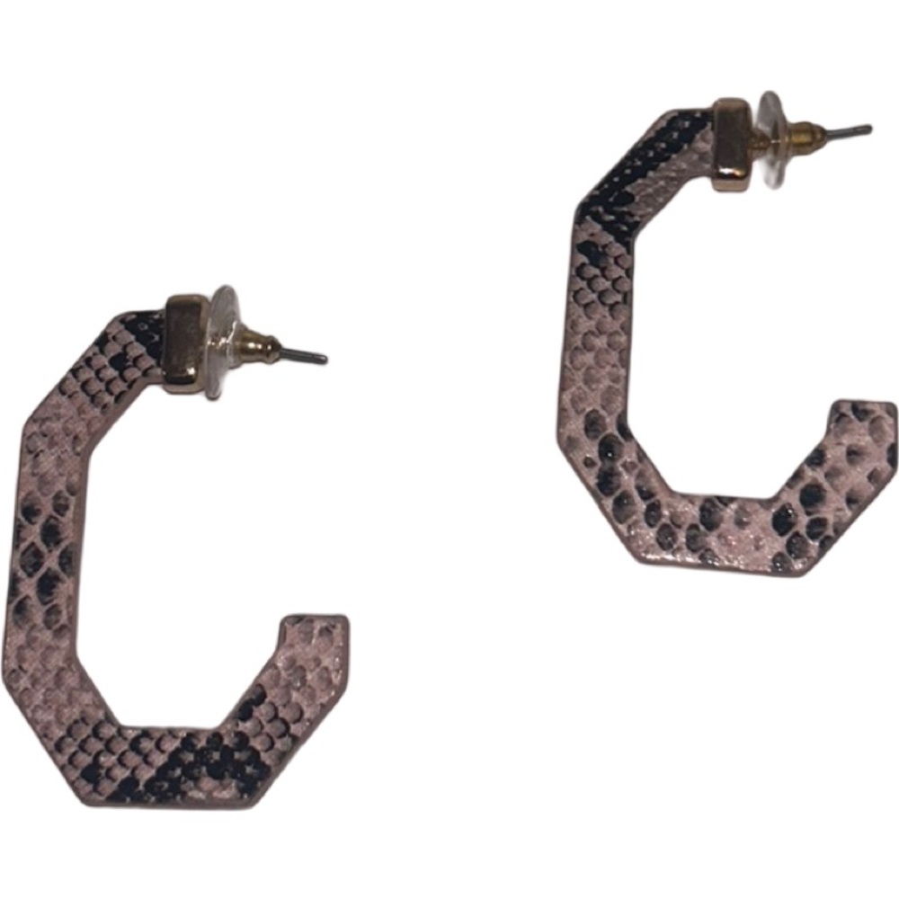 Pink “c” Earrings
